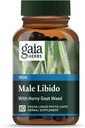 Gaia Herbs Male Libido - Συμπλήρωμα βοτάνων με Saw Palmetto, Horny Goat Weed, Maca & Oats - Υποστηρίζει Stamina, Vitality & Hormone Balance for Men - 60 Vegan Liquid Phyto-Capsules (20-Day Supply)