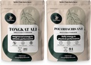 Orman Tozları Tongkat Ali for Men 200:1 Extract 282 Servisleri, Black Ant Toz 30:1 94 Filler Free Longjack Root & Black Ant Supplement Geleneksel Erkekler için Sağlık Desteği