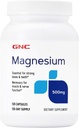 GNC Magnezyum 500 mg, 120 Capsules, Supportsuba Abvitamin ve Güçlü Dişler ve Bones