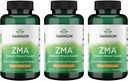 Swanson ZMA - Enerji, Metabolism ve Erkekler ve Kadınlar için Kas Kurtarma Desteği - Sporcular için Dövme Mineral Desteği B6 Vitamini - (90 Capsules, 800 mg Her) 3 Pack