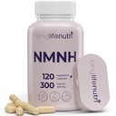 LongLifeNutri NMNH 300 mg (Dihidrotinamid Mononüotid) - 120 Vegan Capsules, 2Month Supply, NMN Alternative, NAD Supplement for Energy & Longevity, Lab Tested, Made in USA