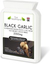 Gluten-Free Odorless Black Garlic Supplement – High Potency Interd from Fresh Bulb Bulbs – Vegan & Vegetarian Tabletler – İngiltere'de (1 Şişe)