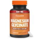 Magnezyum Glycinate - Yüksek Aborpsiyon Supplement 500 mg Per Stres Yardımı, Uyku, Kalp ve Bone Health, Nerve Support - Non-GMO, Gluten-Free, Stomach, 240 Capsules