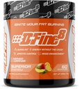 Termogenic Pre-Workout Energy Toz & Kedding Supplement, Boost Energy Mood & Focus, Sugar Free, Contains Senactiv, Endurance, 300 mg Caffeine, N-Acetyl-L-Tyrosine (Mango Orange)