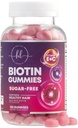 Saçlar Biotin 5000 mcg ile Gummy - Saç Büyümesi Vitaminleri E & C for Saber, Güçlü ve Güzel Saç - Kadınlar için Saç Cilt ve Çiçeği, Gluten Ücretsiz - 120 Gummies