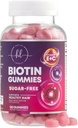 Saçlar Biotin 5000 mcg ile Gummy - Saç Büyümesi Vitaminleri E & C for Saber, Güçlü ve Güzel Saç - Kadınlar için Saç Cilt ve Çiçeği, Gluten Ücretsiz - 120 Gummies