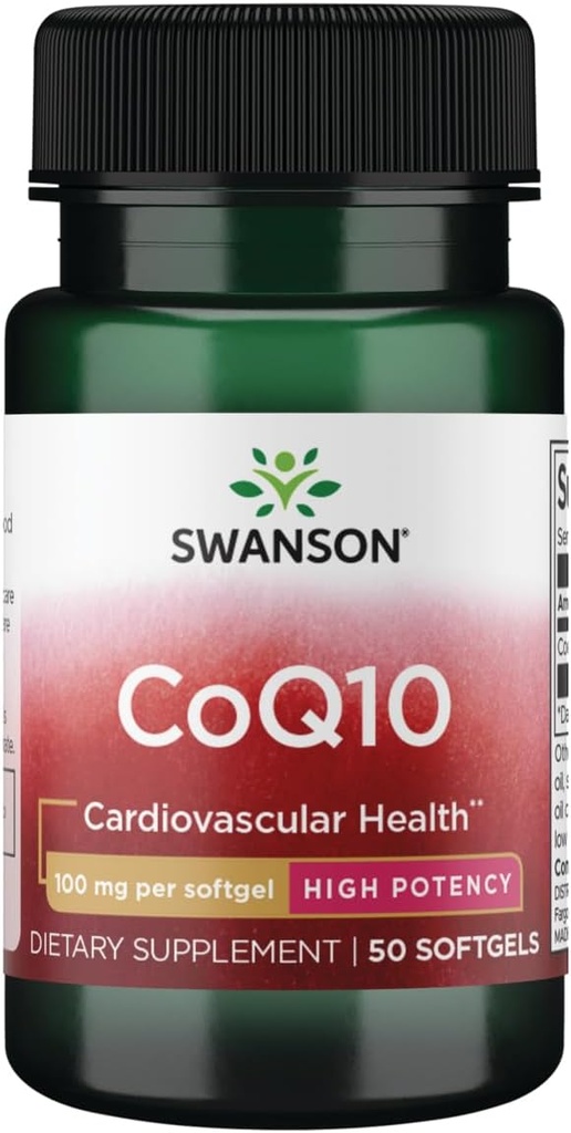 Swanson Coq10 100 μιλιγκράμ 50 Sgels