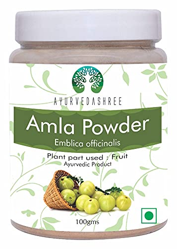 Amla Fruit Toz (Amalaki) 100 Gm | Raw ve Non GMO | Antioksit Vitamin C | Vegan | Hindistan'dan 100 Raw | Emblica Officinalis | Hint Gooseberryberry