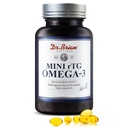 Dr.Brian Fish Oil Supplement 130 Softgel, Highly Absorbed rTG Mini Omega 3 Fish Oil Capsule with EPA/DHA Fatty Acids Vitamin D E, 500 mg rTG Omega-3 Support Heart Brain Immune Health Fishy
