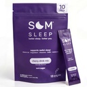Som Sleep, Restful Sleep Toz İçecek Mix w/Melatonin, Magnezyum B6, L-Theanine & GABA – Vegan, Zero Sugar, Keto Friendly – Cherry, 10Pack