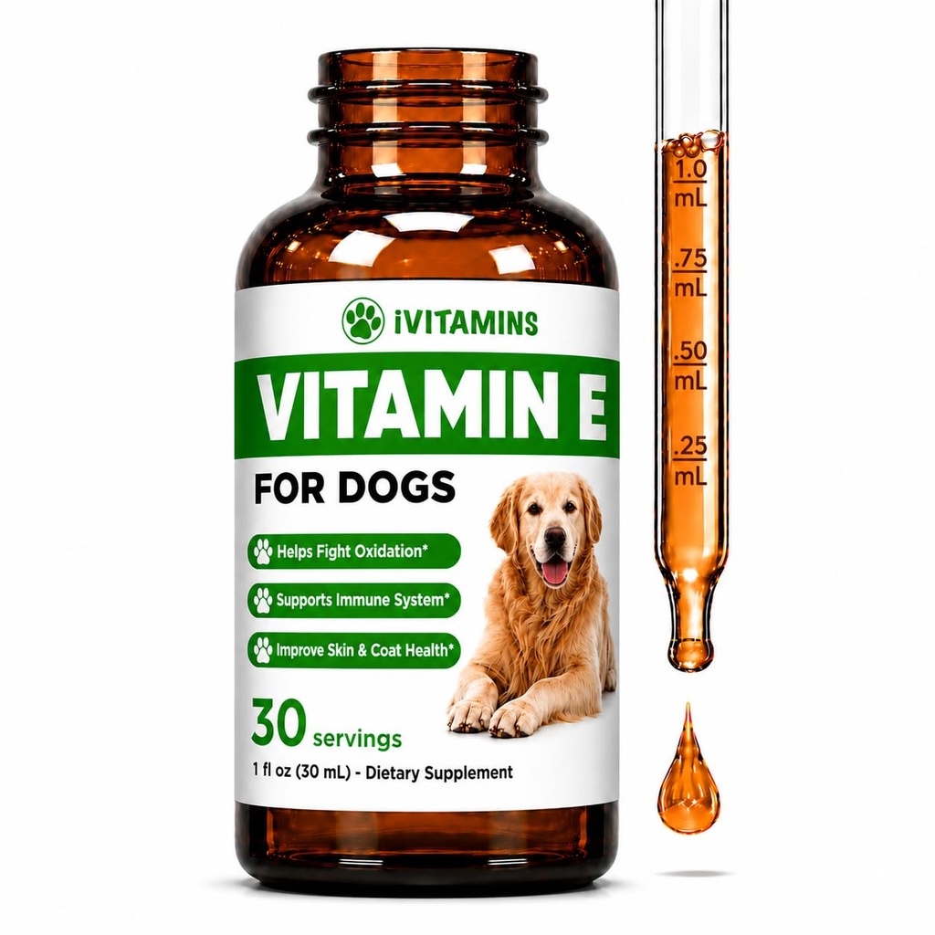 Köpekler için E | Vitamin E Köpek için E | Köpek Vitaminleri E | Vitamin E Canine | Köpekler için E Supplement | Vitamin E Oil Dog | Dog Vitaminleri | Dog Immune Support | 1 fl ozz