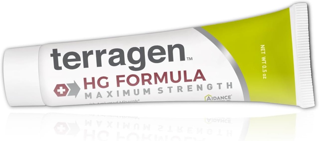 Terragen HG Formula MAX Genital Sores Cream by terrasil, Fast Soothing Natural Treatment for Rective Outbreak support for Men and Women (14g)