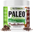 Paleo Perfection Double Chocolate Grass Fed Beef Collagen Protein Toz Stevia - Paleo, Keto, SCD, AIP Protein Tozu Apple Fiber, Carrot & Broccoli - 1lb Protein Toz & Superfood
