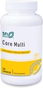 Klaire Labs SFI Health Core Multi - Multimineral & Multivitamin Supplement with No Iron - Vitamins & Chelated Minerals with Natural Mixed Carotenoids, Vitamin C & E - for Men & Women (120 Capsules)