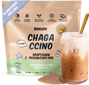 Renude Chagaccino - Chaga Mushroom Toz, Mushroom Coffee Drink Mix with Adaptogens, Natural Energy and Immune Support, Vegan, Keto, Zero Calorie Mushroom Mix Toz - 15 Servisler