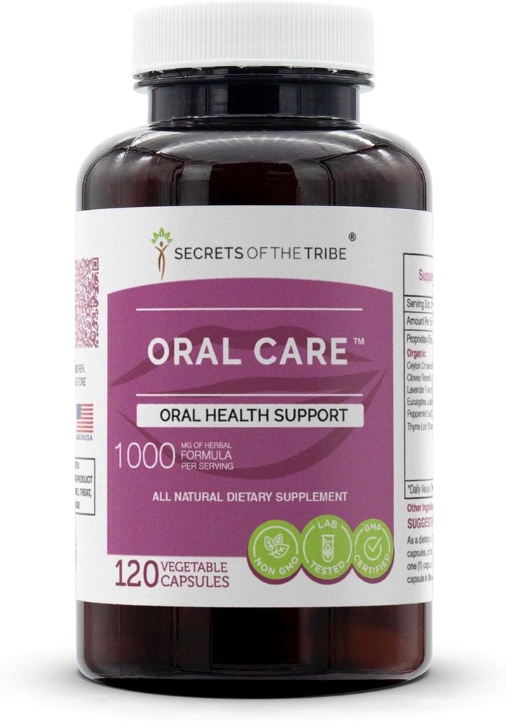 Kabilenin Sırları - Oral Care, Oral Health Support, Herbal Supplement Mix (120 Capsules)
