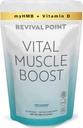 Vital Muscle Boost- Premium myHMB και βιταμίνη D3 συμπλήρωμα για ενήλικες– πατενταρισμένο HMB σκόνη 3000mg- για υγιείς μυς, ενέργεια & δόνηση ενεργό ζωή-υποστηρίζει τη σύνθεση πρωτεΐνης & δύναμη