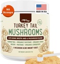 IHeartDogs Turkey Tail Mushroom for Dogs for Lumps, Bumps & Lipoma with Bone Broth and 6 Mushroom Blend