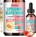 Liposomal Glutathione Supplement 2000 mg, Sıvı Glutathione Drops with Vitamin C, Master Antioksis for Immune System, Aging Defense, Skin Health, Liver Detox-Superior Abxia, Strawberry 2 Fl Oz