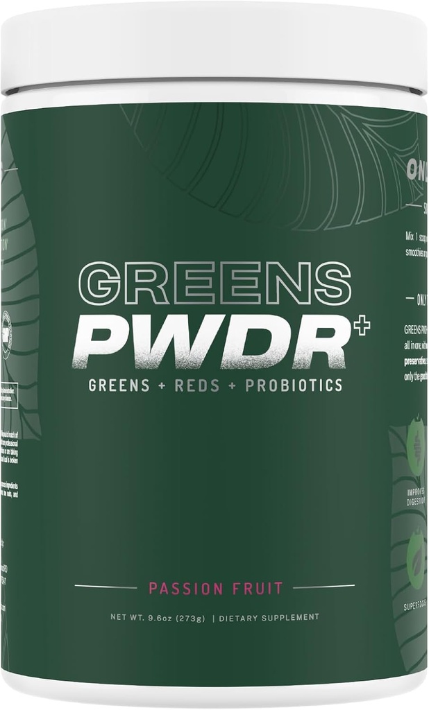 PWDRS Greens, Reds & Probiyotiks for Digestion, Energy & Immunity | Fight Inflammation & improve Gut Health | Superfoods & Antioksis | All Natural Natural