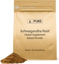 PURE ORIGINAL INGREDIENTS Ashwagandha (1lb) Doğal ve Saf, Vegan, Gluten-Free, Lab-TY