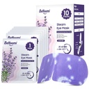 Steam Eye Mask, 10 Packs Heated Eye Mask, Self Isıtmalı SPA Iklim Maskesi, Soothing Moist Heat Eye Maskes, Travel Essentials & Relaxation Armağan (Lavender Scent)