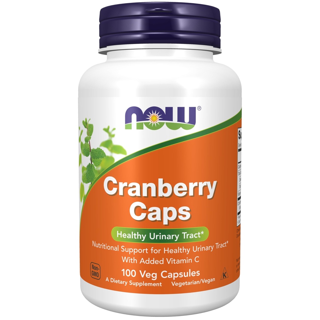 Şimdi Gıdalar Tamamlar, Cranberry Caps eklenmiş Vitamin C, Sağlıklı Urinary Tract*, 100 Veg Capsules