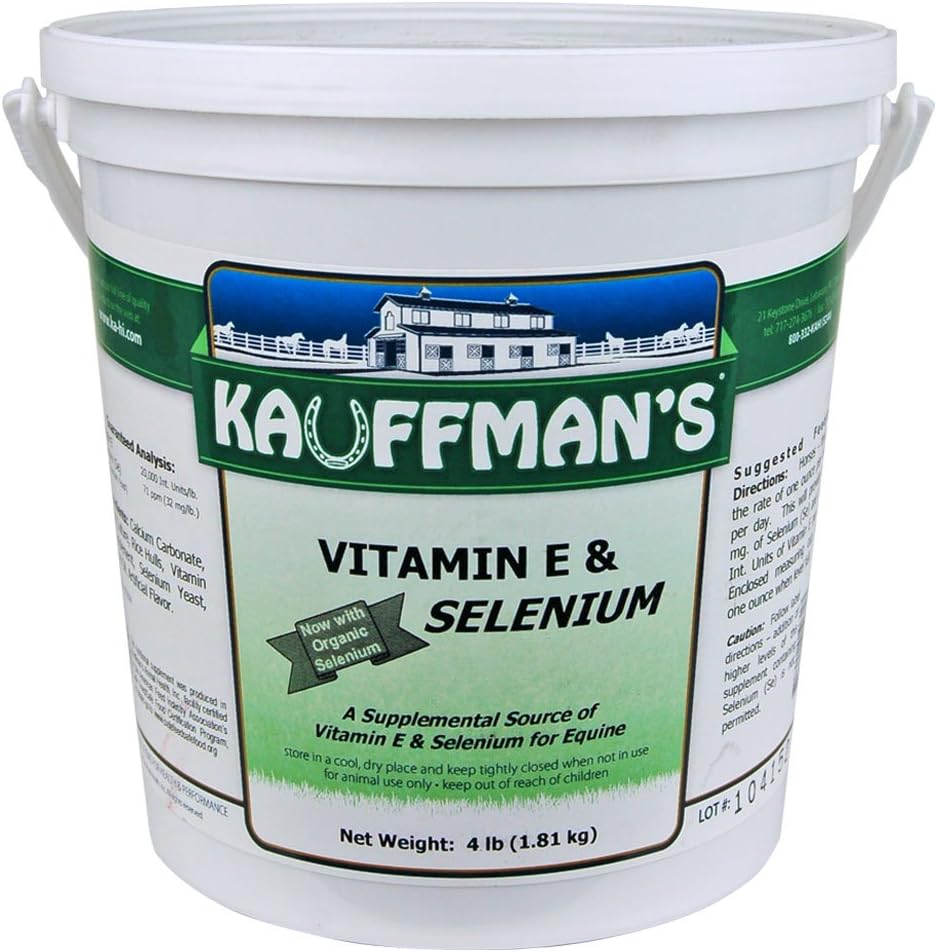 Kauffman'ın Hayvan Ürünleri E & Selenium Toz 4 lb