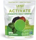 Laird Superfood Activate Prebiyotik Daily Greens Toz İçecek Supplement, Himalaya Shilajit Toz ve Fonksiyonel Mushrooms, Supports Gut Microbiome, 4.2 Oz Bag, 1 Paket