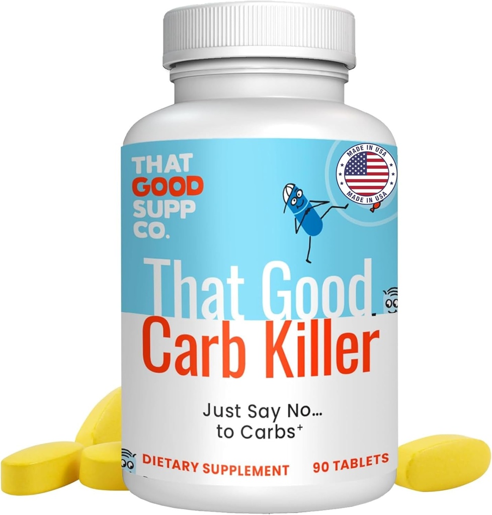 Bu Good Supp Co That Good Carb Killer - Carb Blocker Pills for Kilo Bakım Hedefleri - Appetite Blocker, Kills Sugar & Carb Craving - Güvenli & Keto Dostu Formula - ABD'de Yap