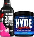PROSUPPS L-Carnitine 3000 Stimulant Ücretsiz Sıvı Shots (Dragon Meyvesi) ve Bay Hyde Signature Series Pre-Workout Energy Tozed Drink (Mavi Razz)