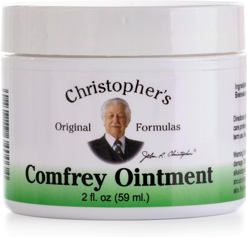 Christopher's Original Formulas Comfrey Ointment, 2 Ounce - Doğal Arılarda Organik Comfrey Leaf ile Herbal Ointment