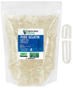 XPRS Nutra Boyutu 4 Boş Kapsüller - 5000 Kont Clear Boş Gelatin Capsules - DIY Capsule Filling - Do-It-yourself Supplements için Saf Bovine Pill Gel Caps Pills