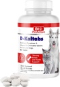 D-Kaltabs Phosphorus, Cats için D3 Supplement, Prenatal Pet Vitamins, Daily Pet-Tabs, Güçlü Nail, Diş Desteği, 84 Chewable Tabletler,
