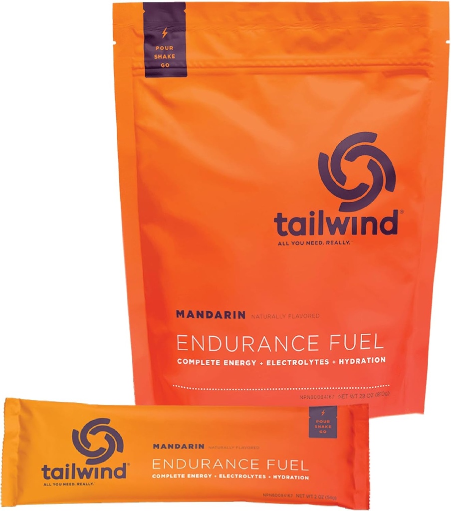 Tailwind Beslenme Grab-and-Go Endurance Fuel Sche with Endurance Yakıt Toz, Hydration Drink Mix for Athletes