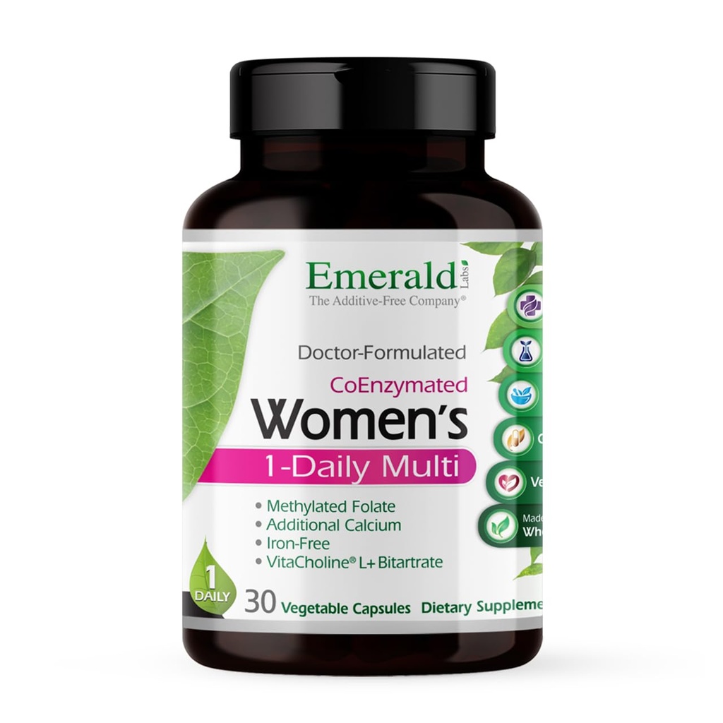 EMERALD LABS Women's 1-Daily Multi, 30 Capsules