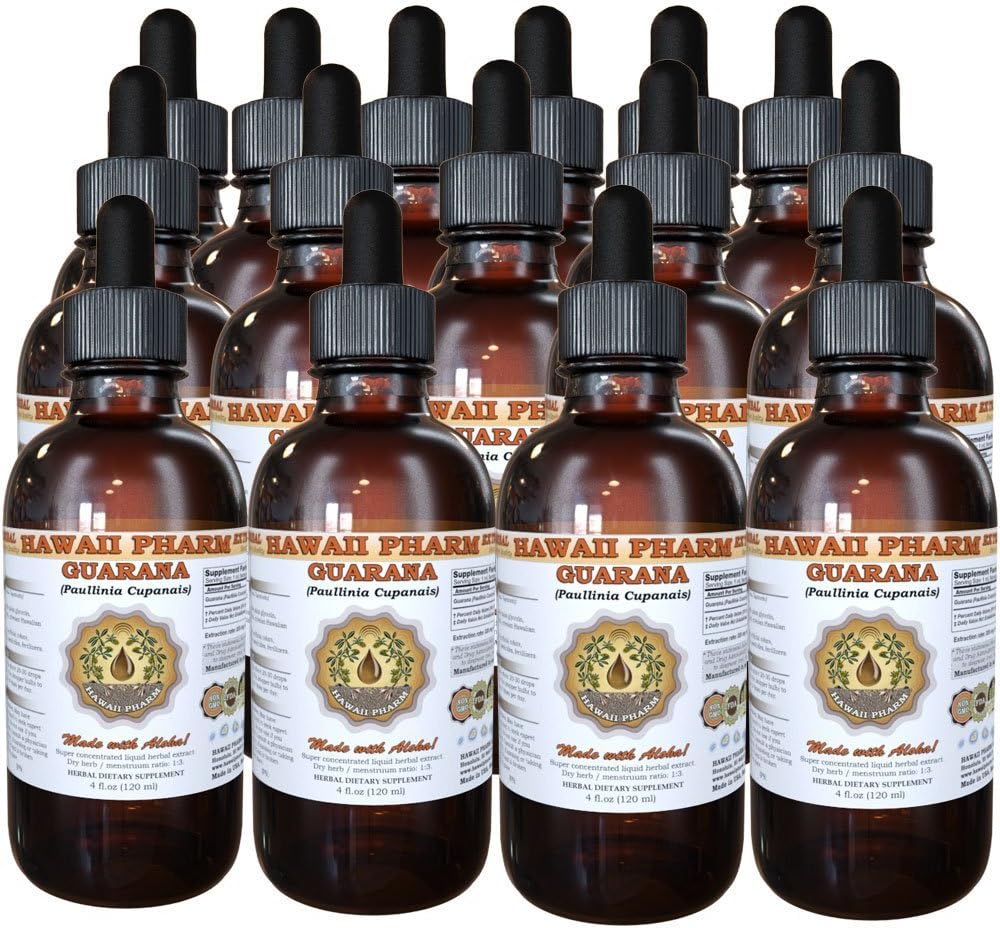 Guarana Liquid Extract, Guarana (Paulinia Cupanais) Συμπλήρωμα Βάμμα 15x4 oz