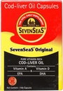 Seacod Cod-liver Oil Capsules,Omega-3 Fatty Asit, Vitamin A, Vitamin D 100 Capsules