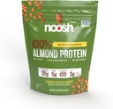 NOOSH Plant Based Almond Protein Powder Unflavored 35 Gram - Vegan, All Natural Ingredients, Non-GMO, Gluten Free, Kosher, Peanut Free, Soy Free, Dairy Free (Unflavored)