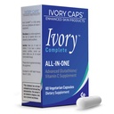 Ivory Caps Ivory Complete ALL-IN-ONE Advanced Glutathione/Vitamin C Supplement with Alfa Lipoic Acid, Bearberry Extract and Green Tea Extract