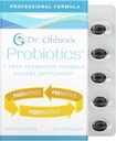 Dr. Ohhira’s Probiotics Professional Formula – 5-Year Fermented Japanese Probiotic with Prebiotics, Probiotics & Postbiotics – 13-Strain Shelf-Stable Gut Support – 120 Vegetarian Softgels