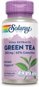 SOLARAY Green Tea Extract 250 mg - Decaffeinated Green Tea Extract Capsules - EGCG Supplements -% 63 Catechins - Vegan, 60 Günlük Garanti, 30 Hizmet, 30 VegCaps
