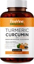 Turmeric Curcumin with BioPerine Black Pepper and Ginger - Made in USA - 120 Vegetarian Capsules for Advanced Abors, Joints Support
