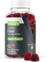 Viteey Prebiotic Fiber Gummies for Adults, 4g - Gut Health & Digestive Soluble Fiber Supplement Gummies - Zero Sugar Added, Vegan, Gluten-Free - 60 Count
