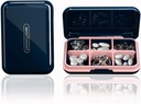 DUBSTAR Seyahat Pill, Pocket Purse 6 Karşılaştırmalı Portreatif Pill Vaka Tıp Vitamini Konteyneri için Moisture Su Küçük Pill Kutuunu Organize Edecek