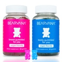 BEARVANA Top & Peach Υποστήριξη Combo Pack Gummies για τις γυναίκες 