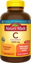 Doğa Immune Desteği için Ekstra Güçlü Vitamin C 1000 mg, Diyetsel Supplement, 300 Tablet, 300 Gün Supply