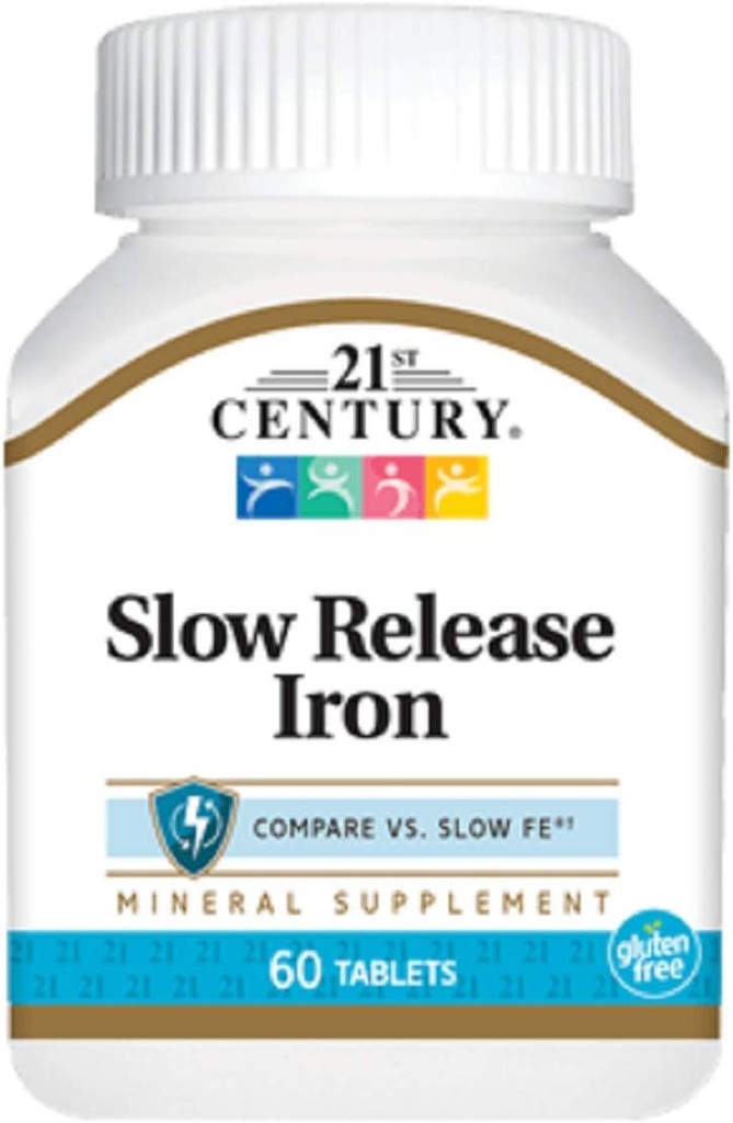 Slow release Iron, Tabletler 6 ea Pack of 6