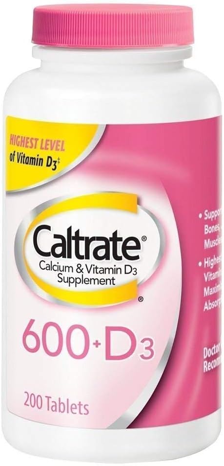 Vitamin D Tabletleri ile 600+delli Supplement, 200 Ea (Pack of 3)