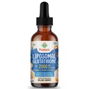 Prunucis 2000MG Liposomal Glutathione Liquid, 98% Absorption, Active Form L-Glutathione Supplement, Vegan Friendly, Powerful Antioxidant Complex for Immune System, Aging Defense, Detox, 2 FL.OZ
